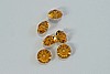 6pc GORGEOUS SPARKLY No 5305 6mm TOPAZ FLAT BICONE SWAROVSKI CRYSTAL BEADS